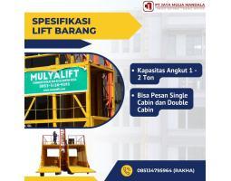 Jasa Persewaan Lift Barang Material, Murah Bisa Nego - Palembang 