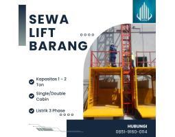 Jasa Persewaan Lift Barang,- Lift Material, Lift Cargo, Denpasar - Bali