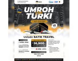 Paket Umroh Plus Turki, Bulan April 2025, 14 Hari 2x Jumat, Bursa Uludag, Thaif, Kereta Cepat - Jakarta Pusat