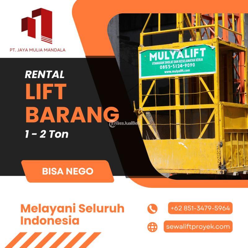 Lift Barang Material Kualitas Terbaik Murah Bisa Nego - Medan 