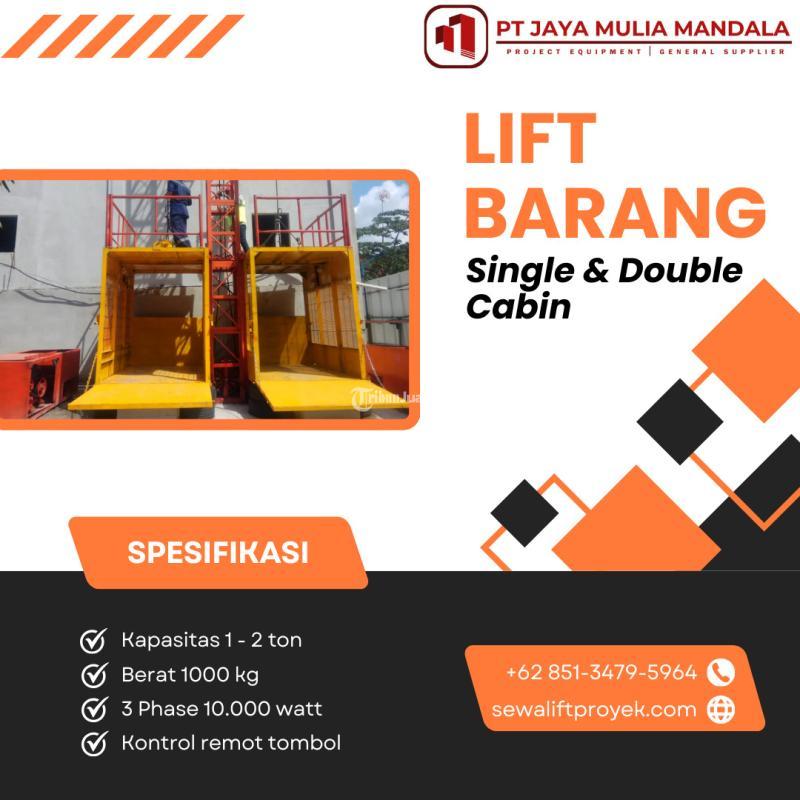 Lift Barang Material Kualitas Terbaik Bisa Nego - Binjai 