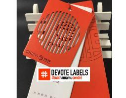 Cetak Label Kertas Hangtag Amuntai Devote Cetak Labels- Hulu Sungai Utara