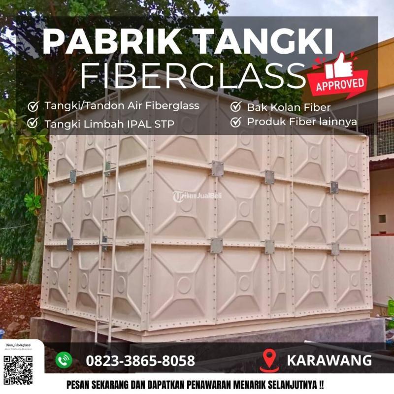 Terbaik Tangki Panel FRP Fiberglass 30000 Liter - Karawang 
