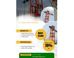 Hoist Crane Aceh Barat  Sewa Hoist Vertical - Aceh Barat 