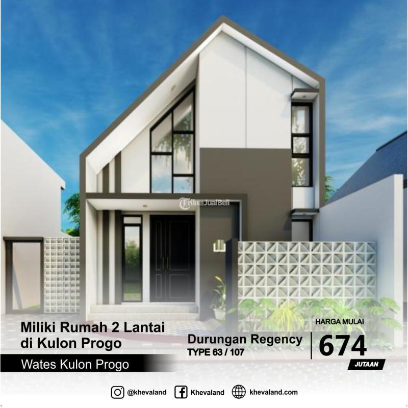 Dijual Rumah 2 Lantai 2KT 1KM SHM Di Wates - Kulon Progo