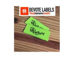 Cetak Label Nylon Rantau Devote Cetak Labels - Tapin