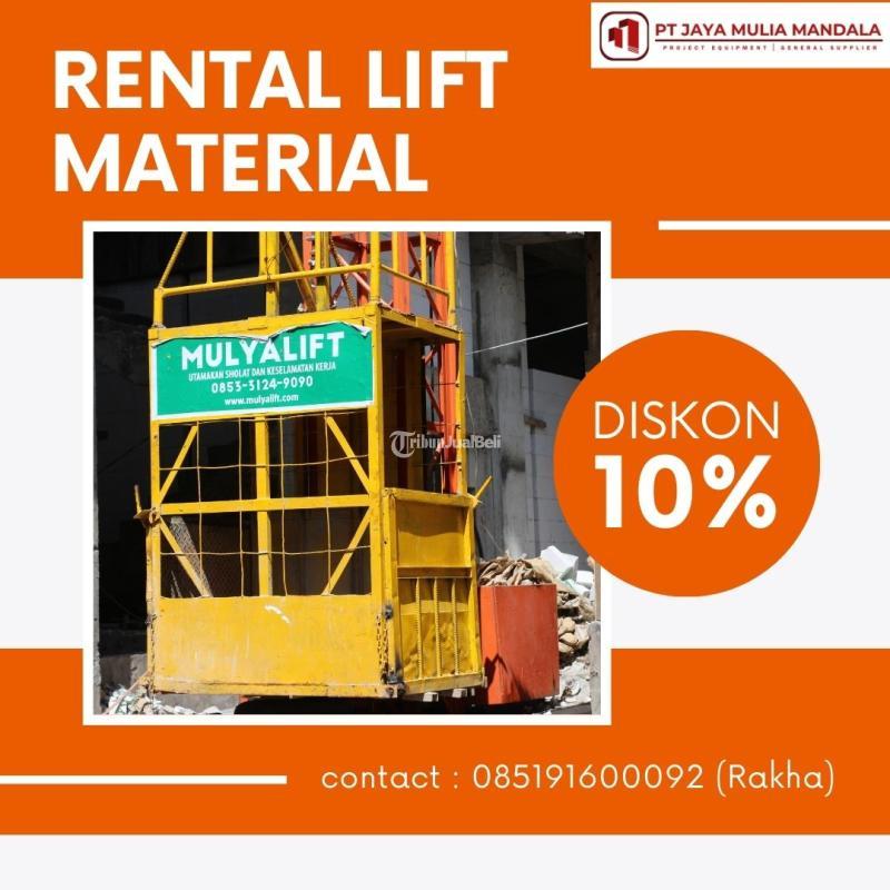 Lift Barang Material Kualitas Terbaik Murah Bisa Nego - Palembang 