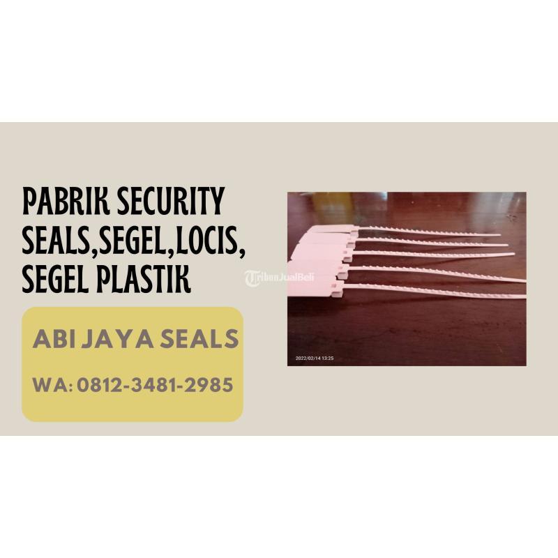 Segel Plastik Security Seals Locis - Banyuasin 