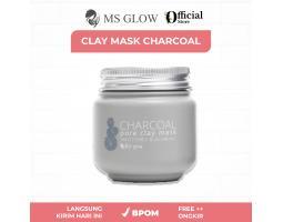 Ms Glow Clay Mask Charcoal Pencerah Wajah - Surabaya 