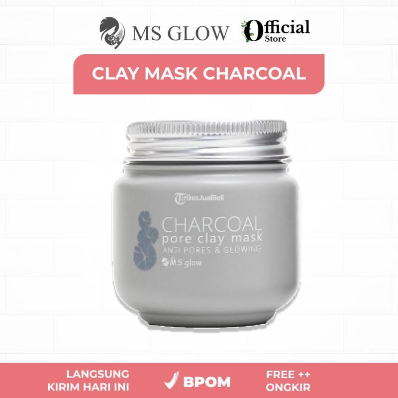Ms Glow Clay Mask Charcoal Pencerah Wajah - Surabaya 
