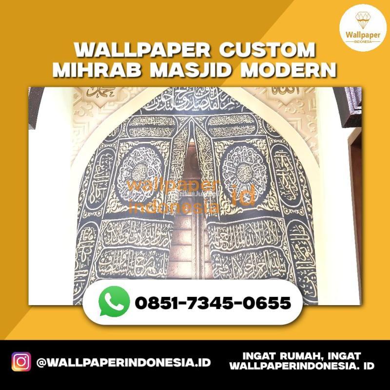 Wallpaper Custom Mihrab Masjid Modern - Malang