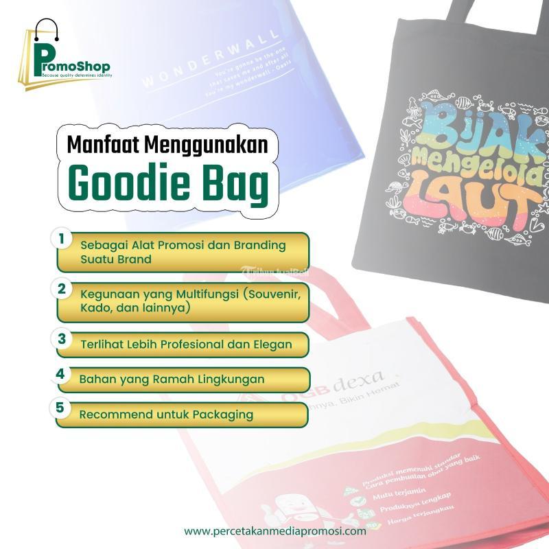 Percetakan Goodie Bag Custom Tas Kain Ramah Lingkungan Terdekat - Surabaya