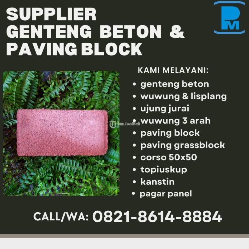 Paving Block Lubang Gaya yang Menarik untuk Konstruksi - Malang