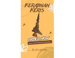 Keris Jawa Keris Klasik Seni Bangli - Sintang 
