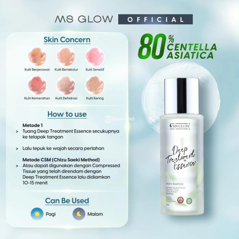 MS Glow Deep Treatment Essence Centella Asiatica Perawatan Kulit Sensitif - Surabaya