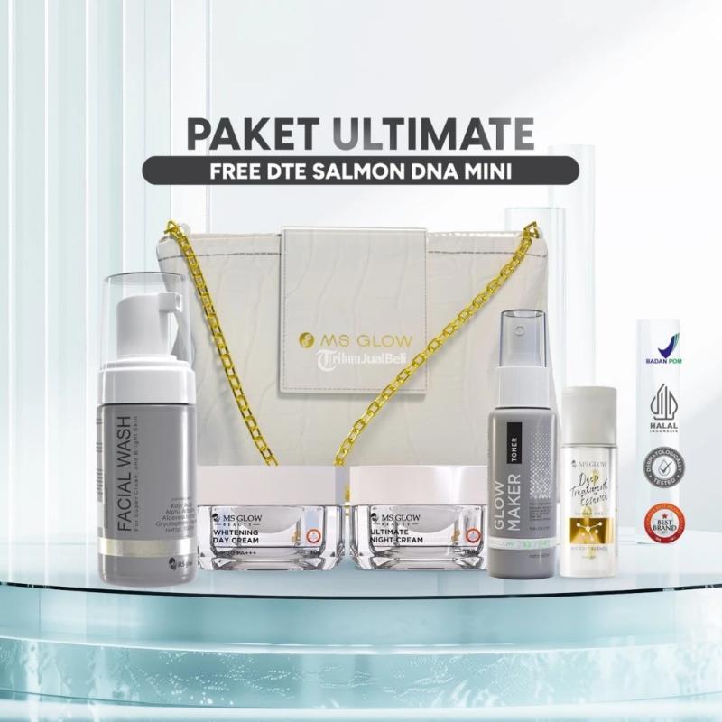 MS Glow Paket Ultimate Mencerahkan Wajah Mencegah Penuaan dan Flek Hitam - Surabaya