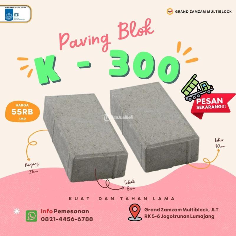 Paving Blok K300 Murah - Lumajang