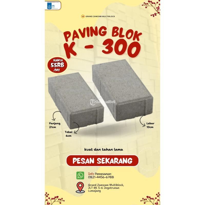 Paving Blok K300 Murah - Lumajang