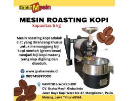 Terlaris Mesin Roasting Kopi Silver Kapasitas 5 kg - Malang