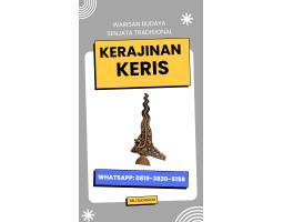 Pengrajin Keris Nogo Dapur Singo Barong Simbol Keberanian - Bengkalis 