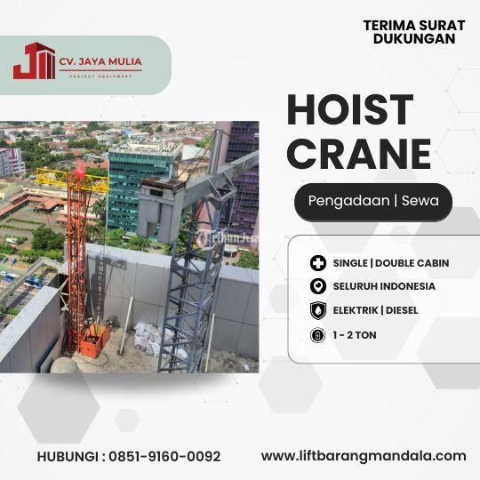 Sewa Hoist Crane Jaya Mulia Mandala - Tangerang 