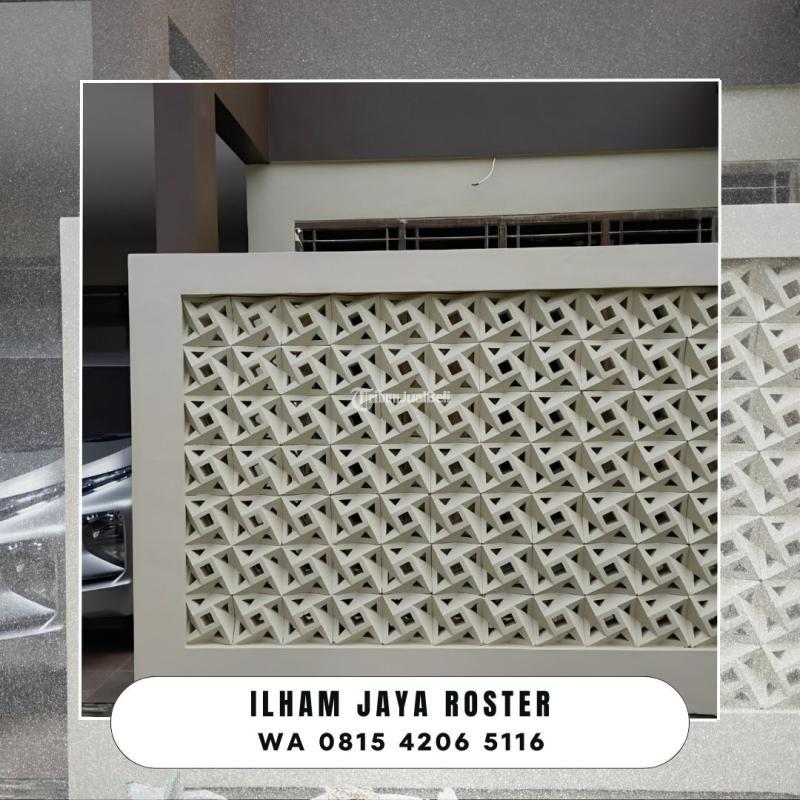 Roster Beton Pagar Motif Cantik di Baleendah - Bandung