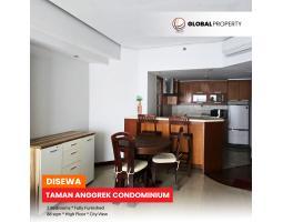 Disewakan Apartemen Termurah, Taman Anggrek Condominium 2 Bedroom, Fully Furnished, High Floor - Jakarta Barat 