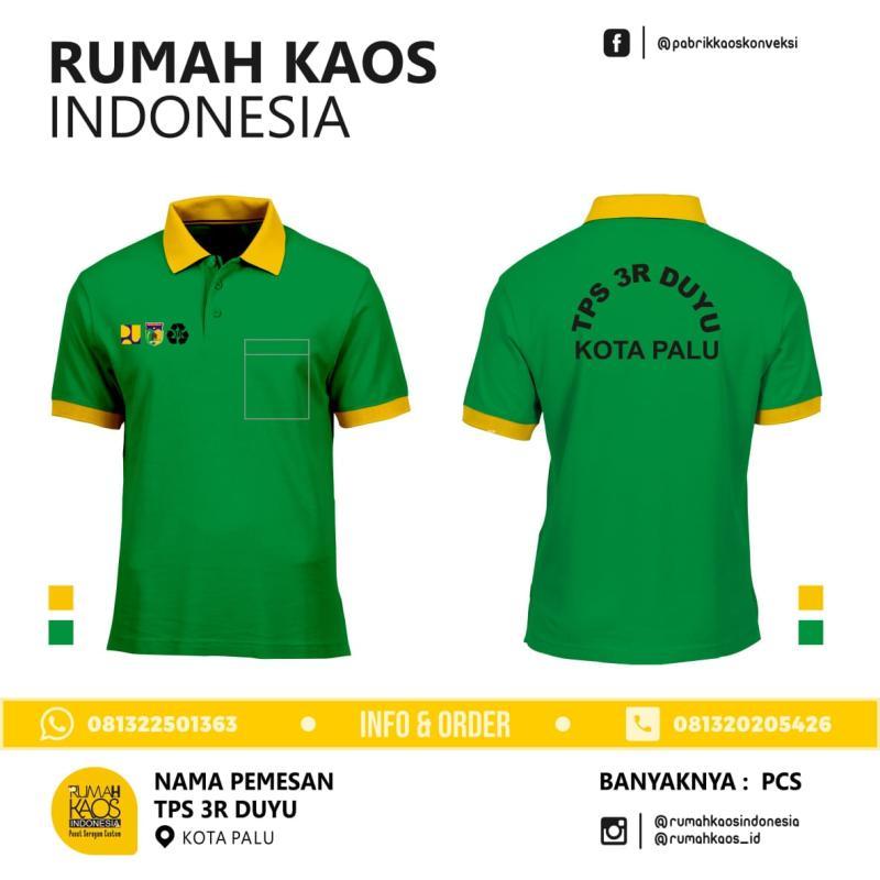 Kualitas Baik Mockup Kaos Polo Binangon, Kaos Polo Berkerah - Paser