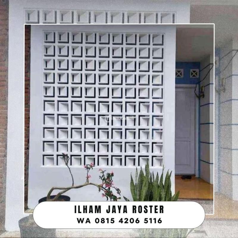 Loster Roster Beton Dinding Teras Minimalis di Ciwidey - Bandung
