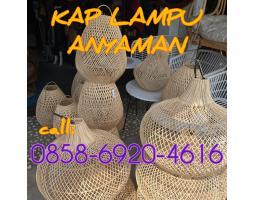 Kap Lampu Anyaman Harga Murah - Bantul