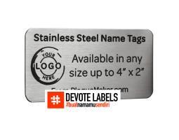 Cetak Label Baju Stainless PT. Devote Cetak Labelindo - Nunukan 