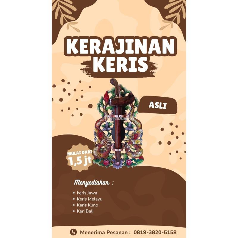 Keris Nogo Keris Madura  Seni Tebo - Sintang