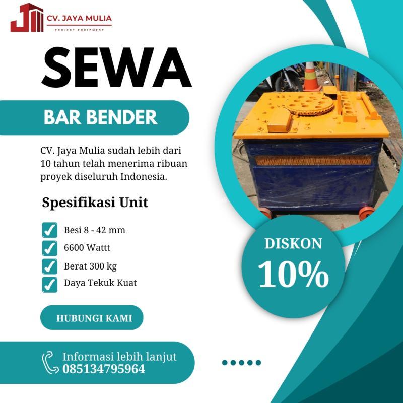 Rental Sewa Bar Bender Bending Murah Bisa Nego - Bondowoso 
