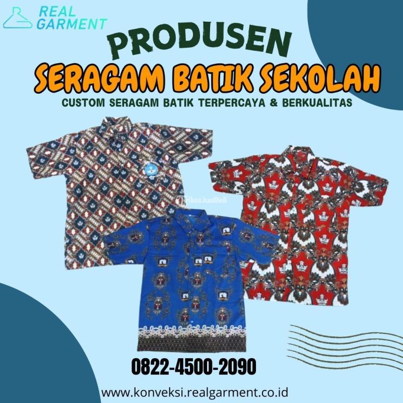 Konveksi Baju Batik Anak Sekolah Smp - Sidoarjo