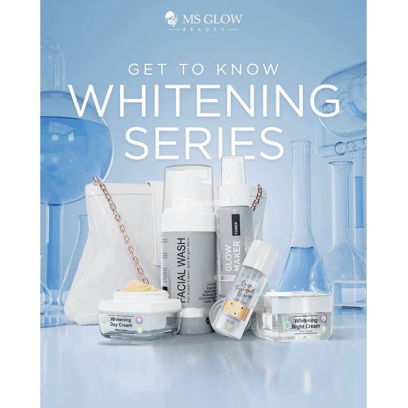 MS Glow Paket Whitening Series Original Pencerah Wajah - Surabaya