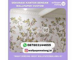 Dekorasi Kantor Dengan Wallpaper Custom - Malang Kota