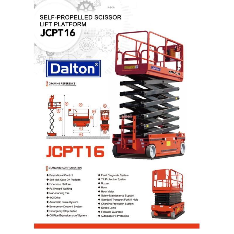 Scissor Lift 16 Meter Dalton  Scissor Lift Electric 16 M