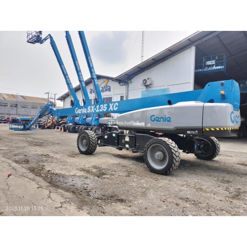 Sewa rental boom lift man lift sky lift genie lift di cikarang bekasi cibitung tangerang