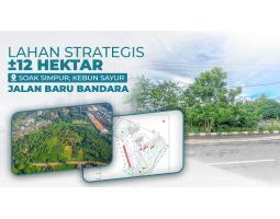 Tanah 120.000 m2 di Sukarami Kota Palembang Dekat Bandara Sultan Mahmud Badaruddin II, Stasiun LRT Asrama Haji, JM Sukarami Palembang