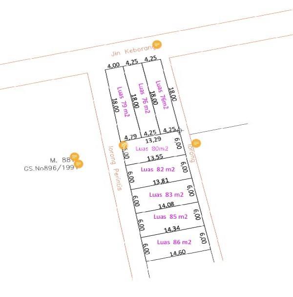 Townhouse Baru 5 Unit di Jl. Sematang Borang Kota Palembang Dekat Pasar Perumnas Sako, RS Charitas Hospital, Indogrosir Palembang