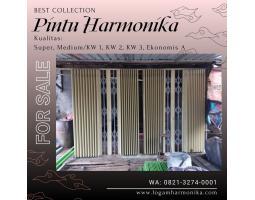 PINTU HARMONIKA LOMBOK TIMUR NTB, BERBAGAI MODEL, TERJANGKAU, DAN TAHAN LAMA