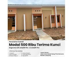 Rumah hunian pinggir jalan rame