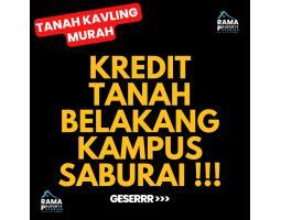 tanah kavling murah di langkapura belakang kampus saburai bisa kredit tanpa riba