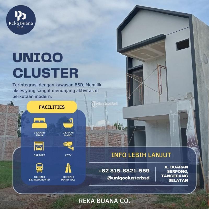 Rumah Mewah 2 Lantai Baru SHM di BSD 700 Jutaan Bebas Banjir