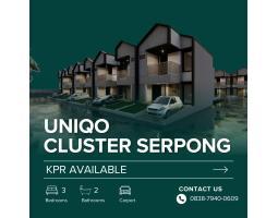 Rumah Murah dengan Lokasi Strategis dan Bebas Banjir di Serpong, Tangerang Selatan. Type 60.