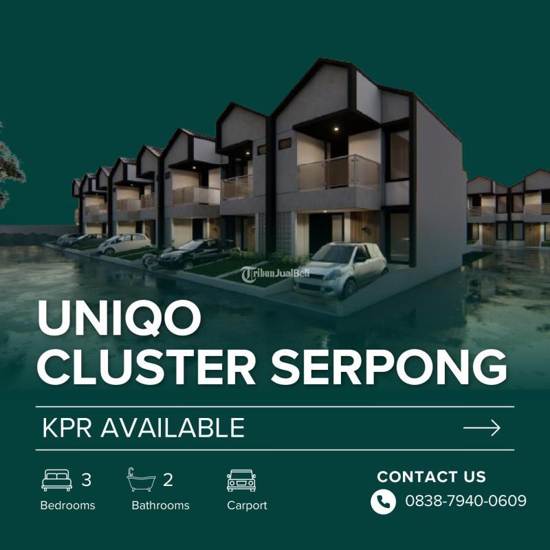 Rumah Murah dengan Lokasi Strategis dan Bebas Banjir di Serpong, Tangerang Selatan. Type 60.