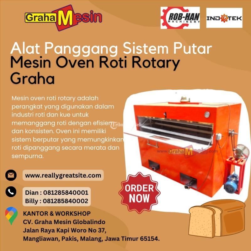 Terbaru Alat Panggang Sistem Putar  Mesin Oven Roti Rotary Graha Hub  081285840001 Dian