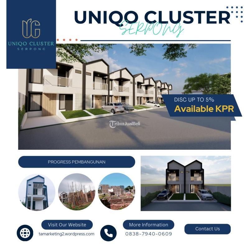 Rumah Murah dengan Lokasi Strategis dan Bebas Banjir di Serpong, Tangerang Selatan. Type 60.