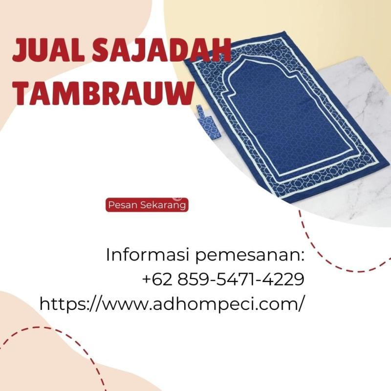 grosir sajadah tambrauw murah dan berkualitas