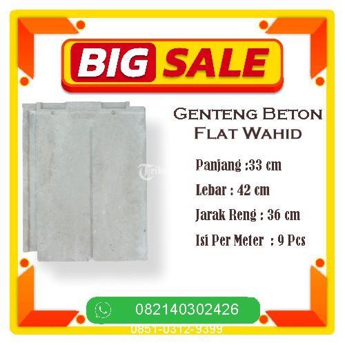 Genteng Beton Flat Vertikal Wahid Termurah Binajaya Beton Malang